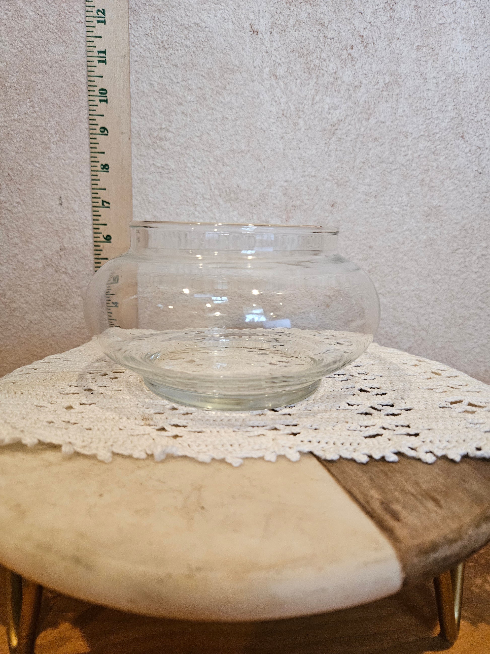 Clear Glass Decorative Bowl