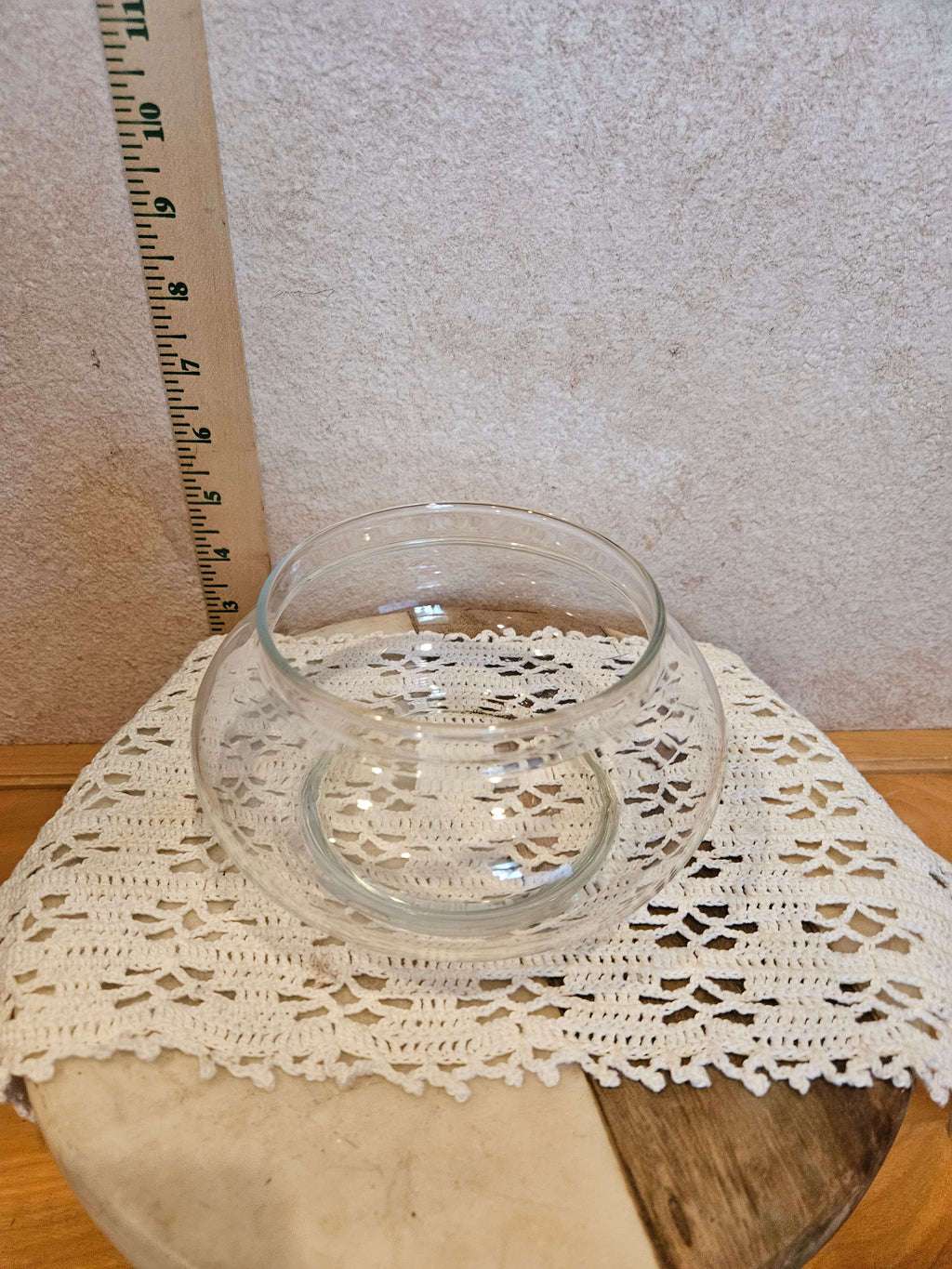 Clear Glass Decorative Bowl