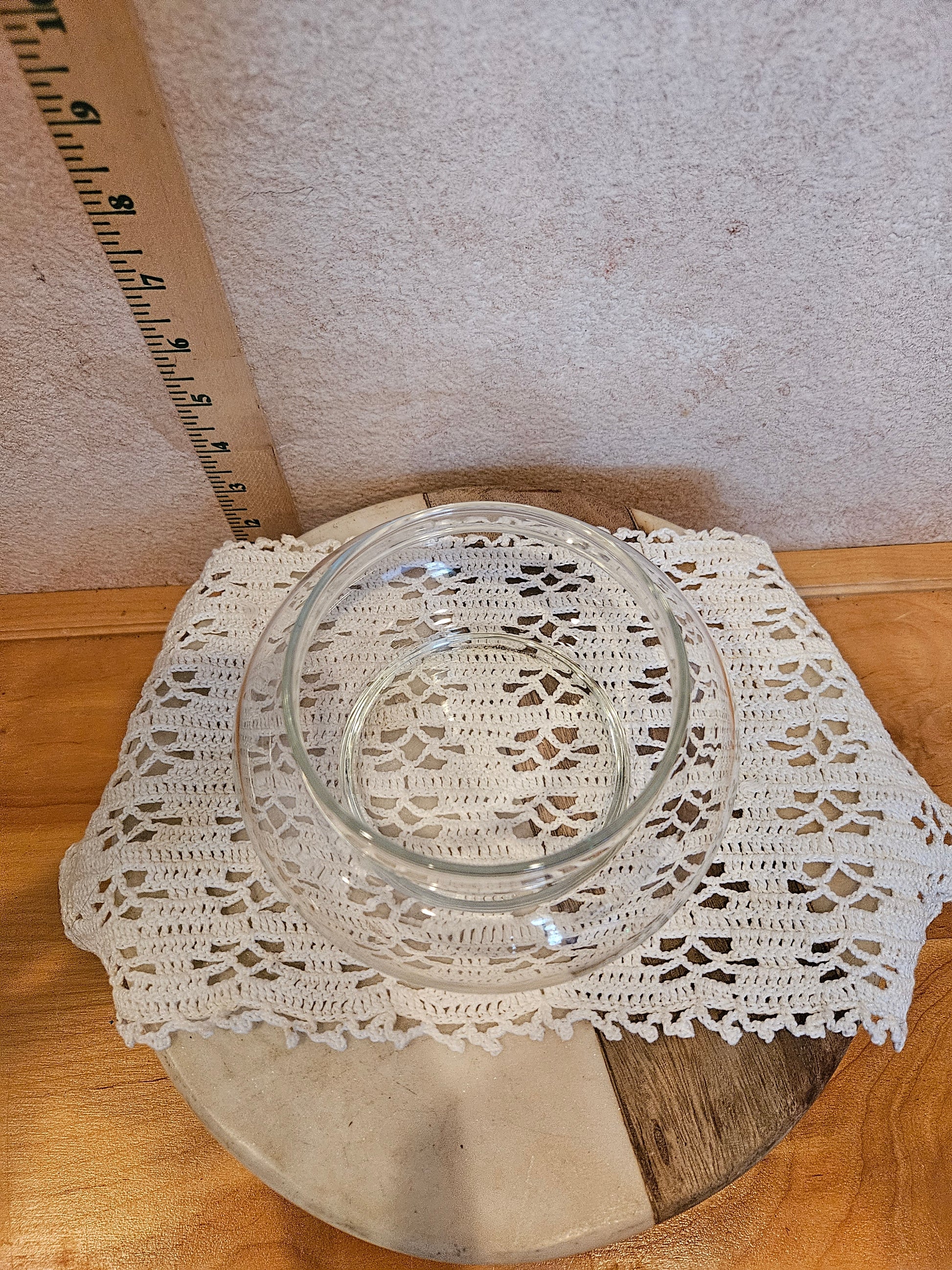 Clear Glass Decorative Bowl
