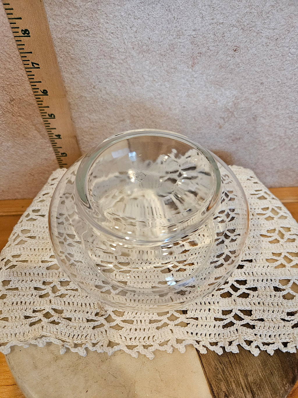 Clear Glass Decorative Bowl