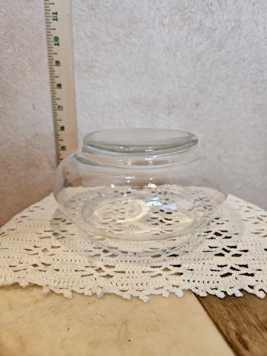 Clear Glass Decorative Bowl