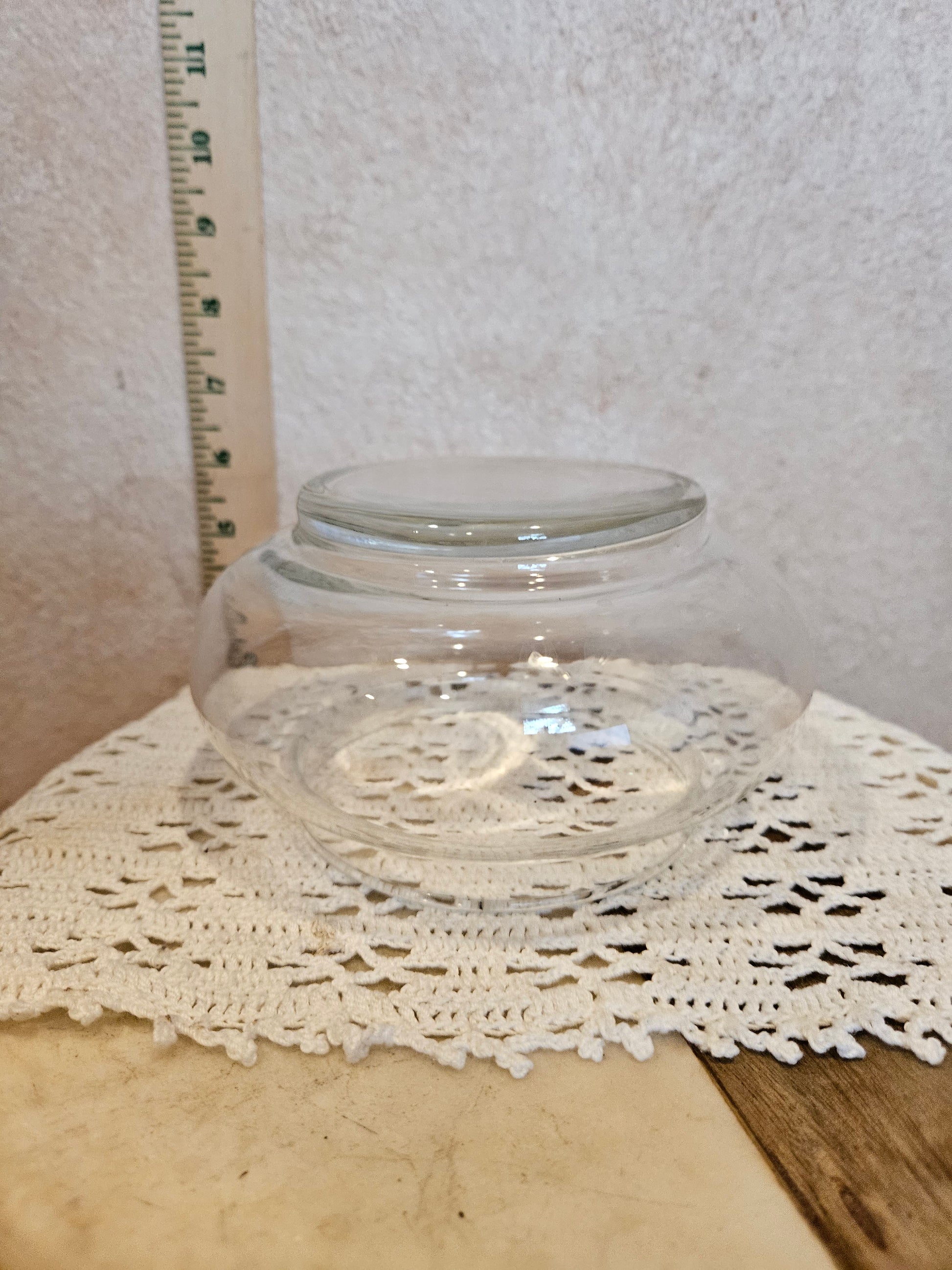 Clear Glass Decorative Bowl