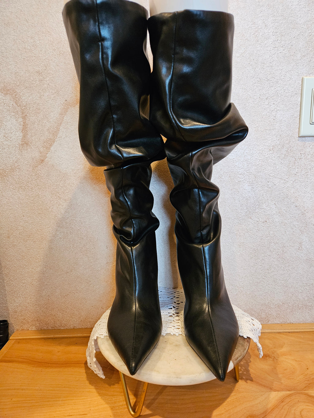 Stylish Black Over-the-Knee Boots