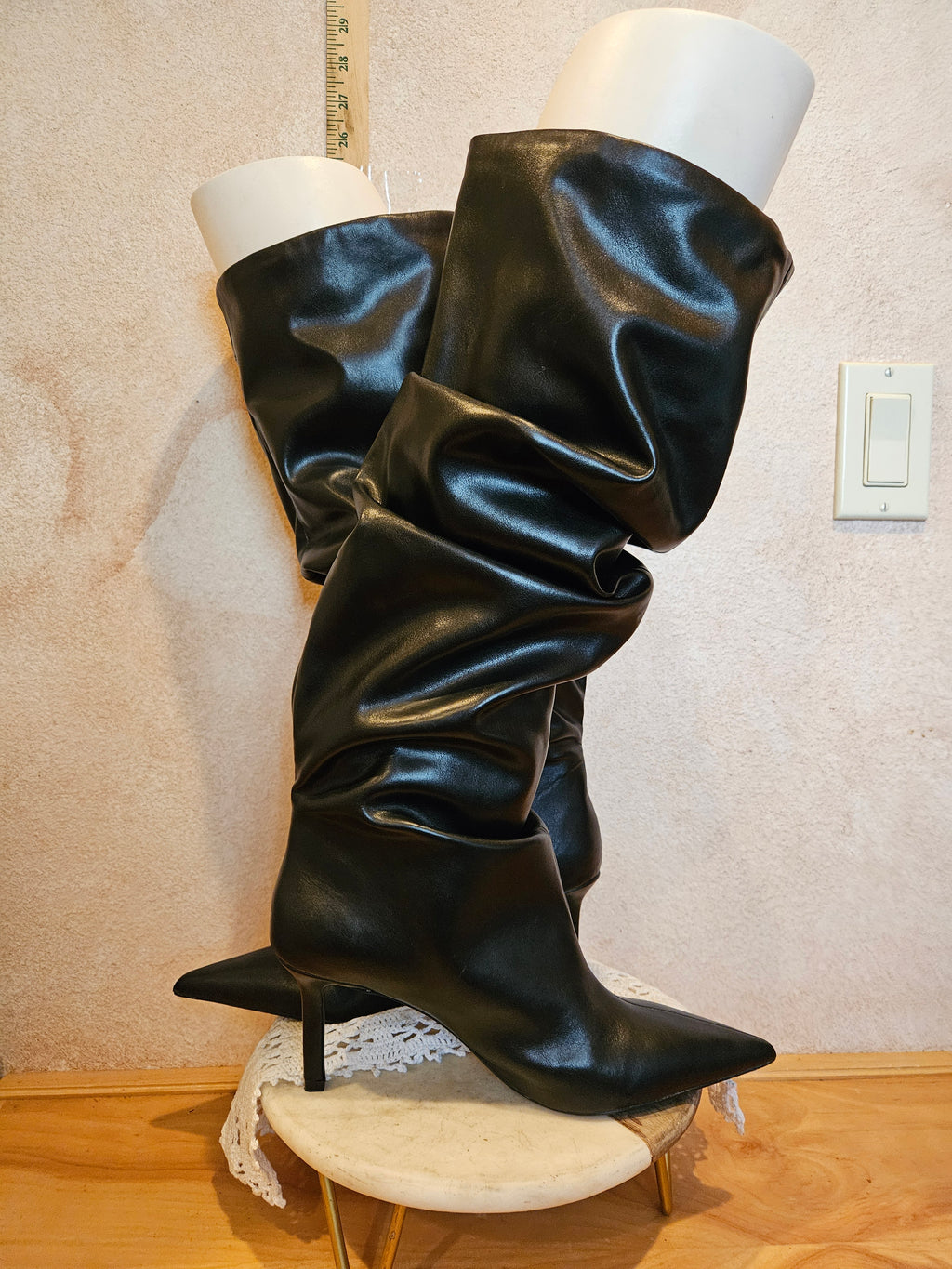 Stylish Black Over-the-Knee Boots