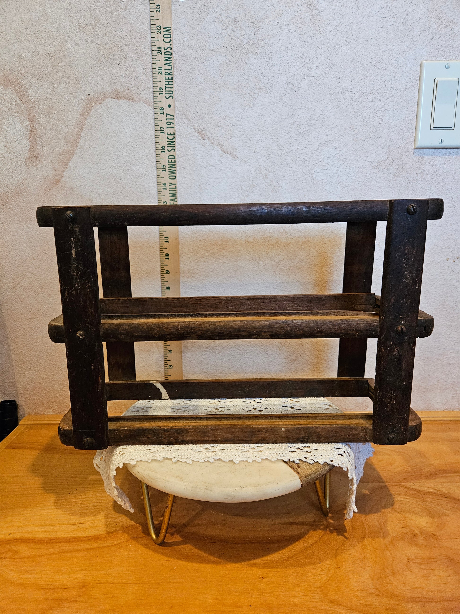 Vintage Wooden Rack