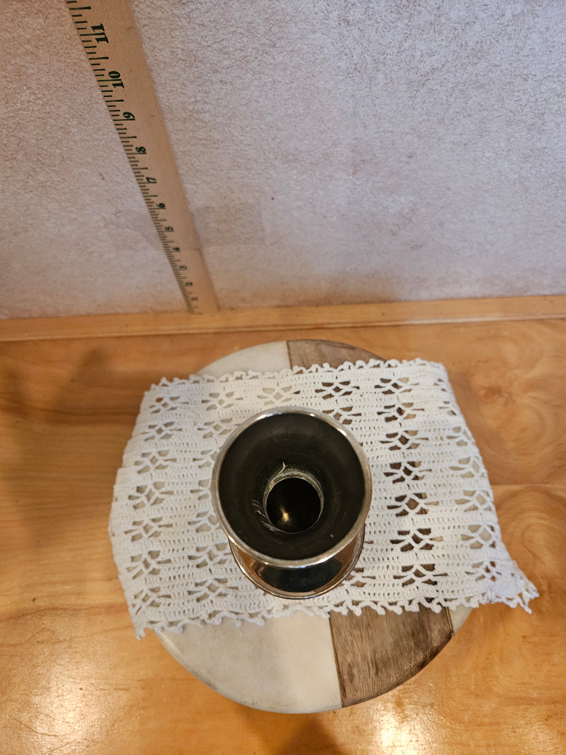 Antique Silver-Plated Vase