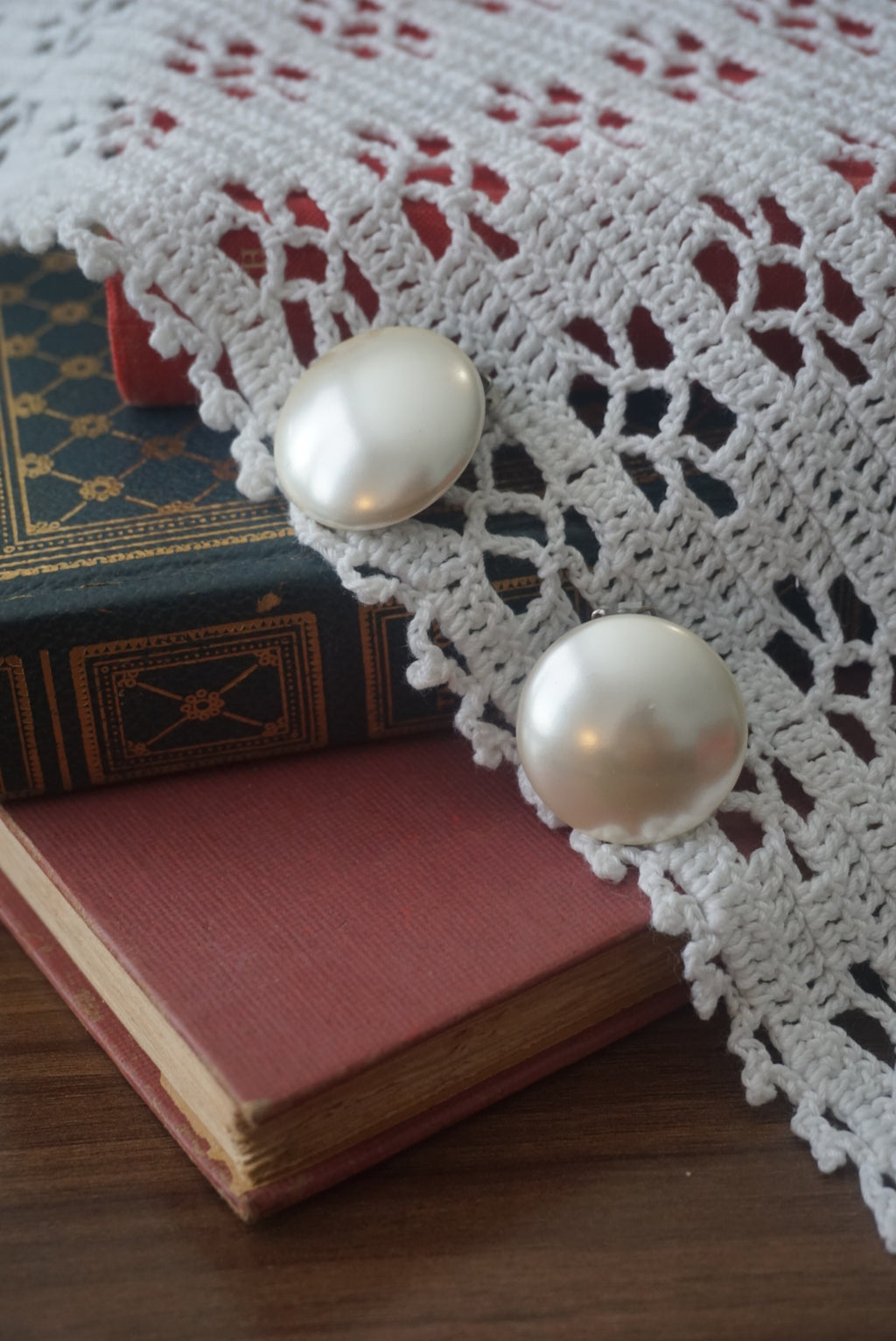Vintage Clip-On Pearl Earrings