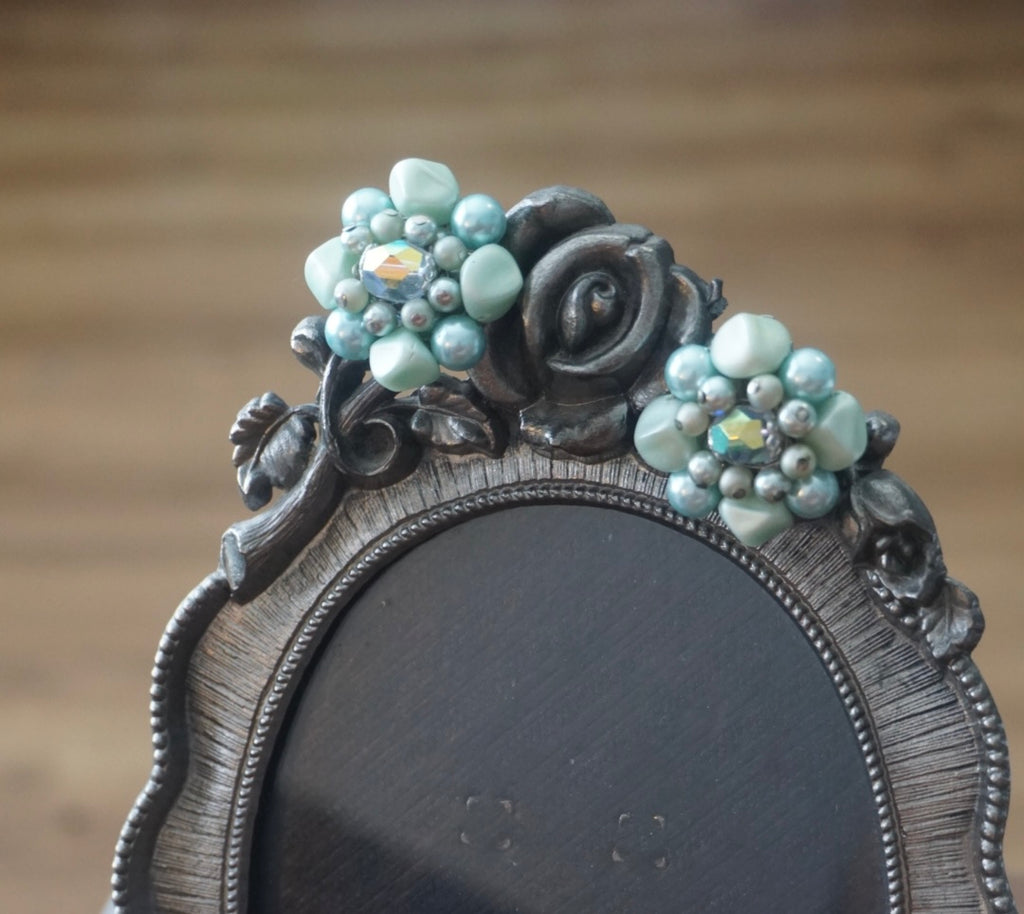 Vintage Flower Clip-On Earrings