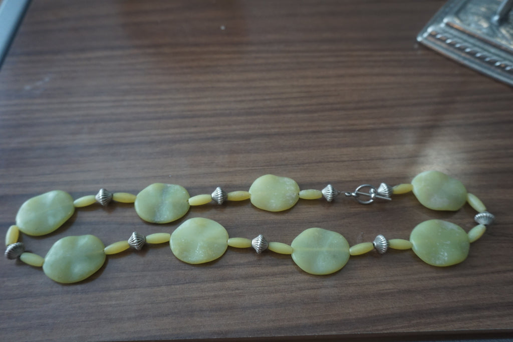Yellow Beaded Necklace