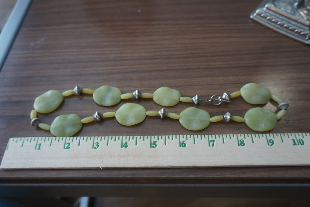Yellow Beaded Necklace
