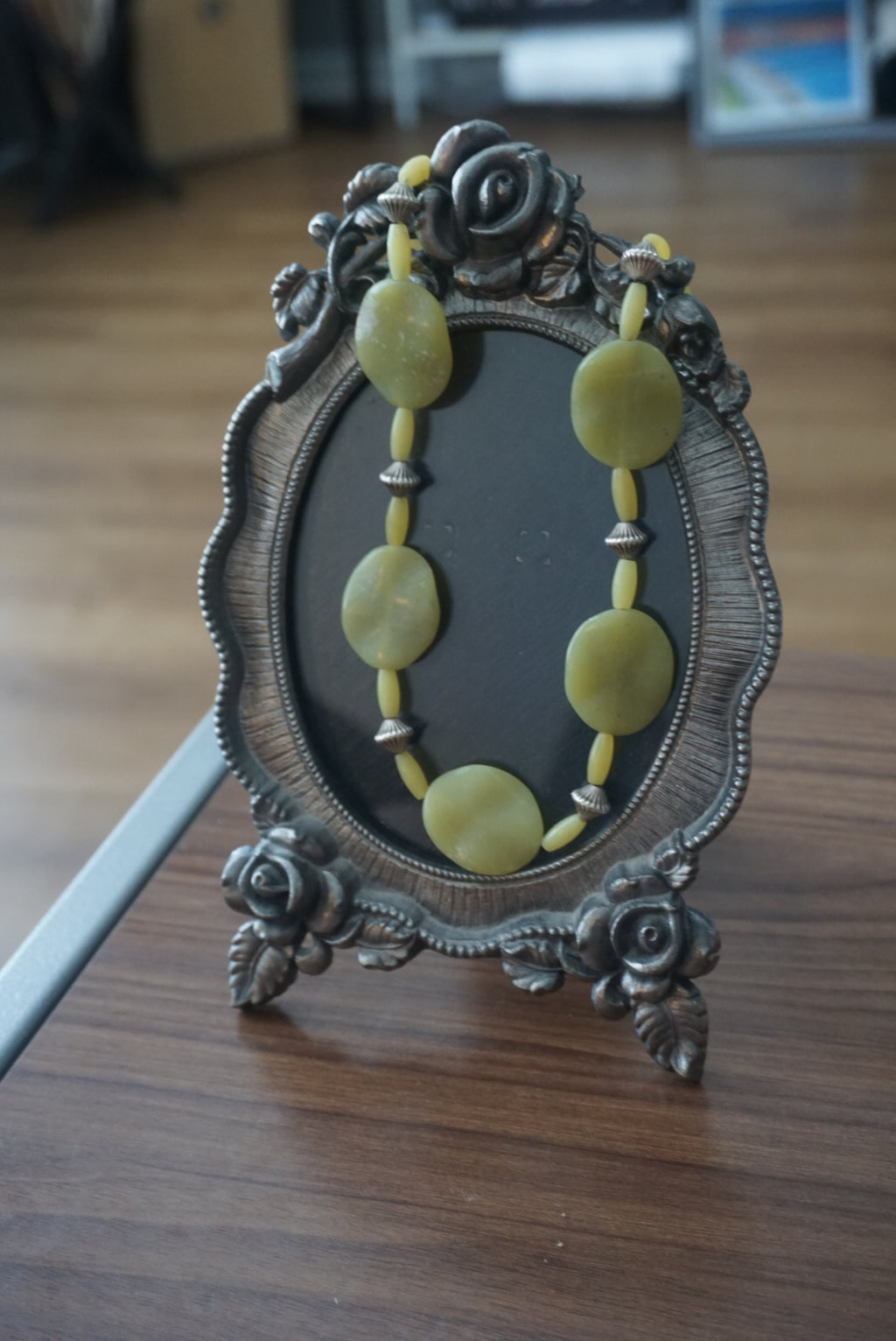 Yellow Beaded Necklace