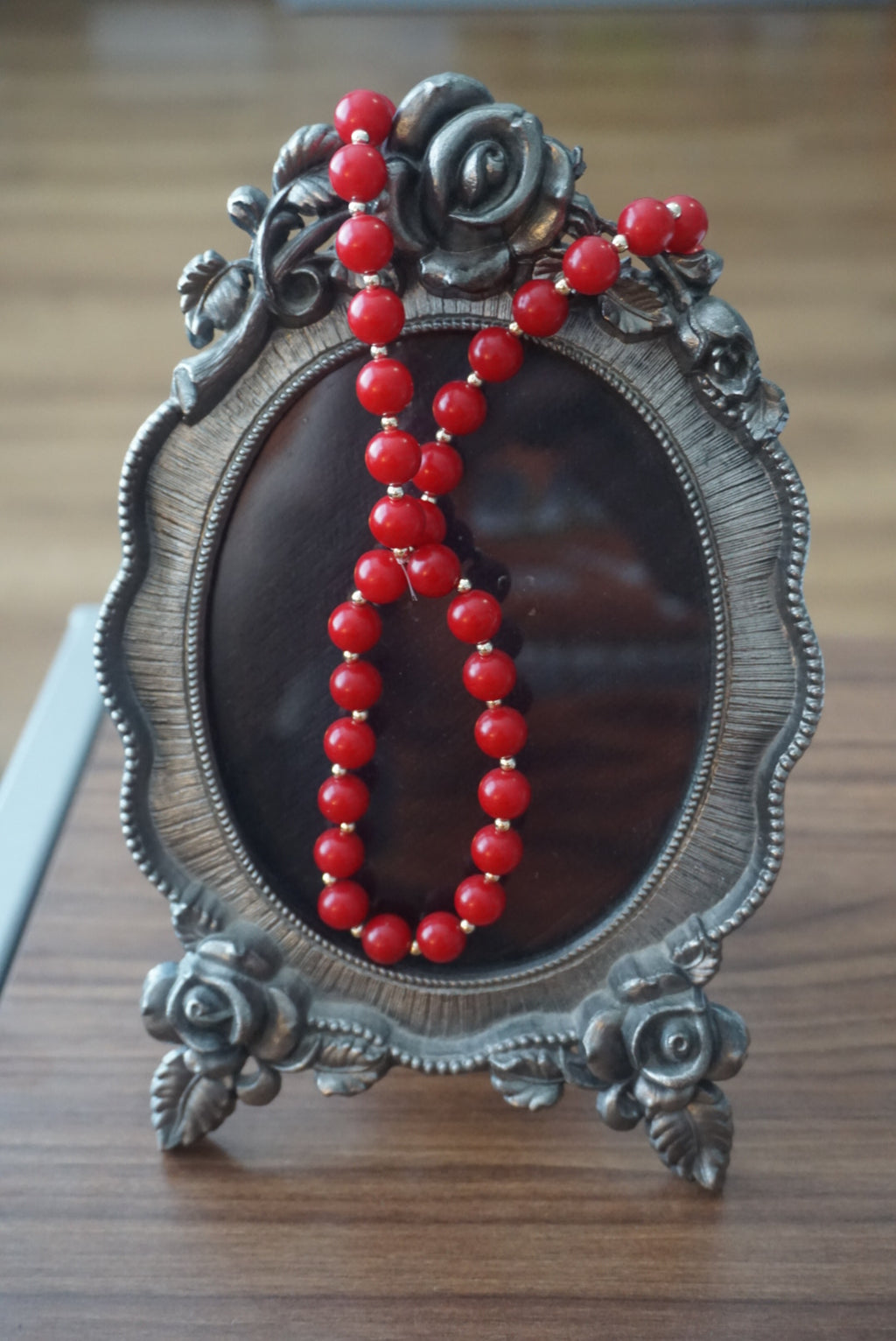 Red Beaded Necklace