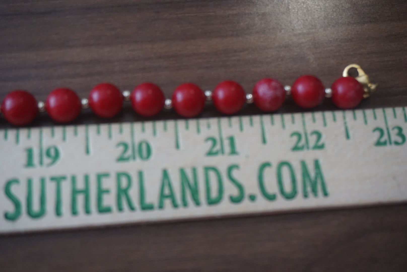 Red Beaded Necklace