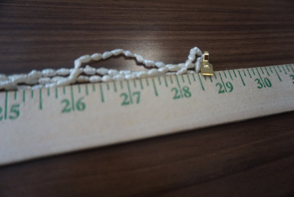 Vintage Pearl and Gold Beaded Necklace