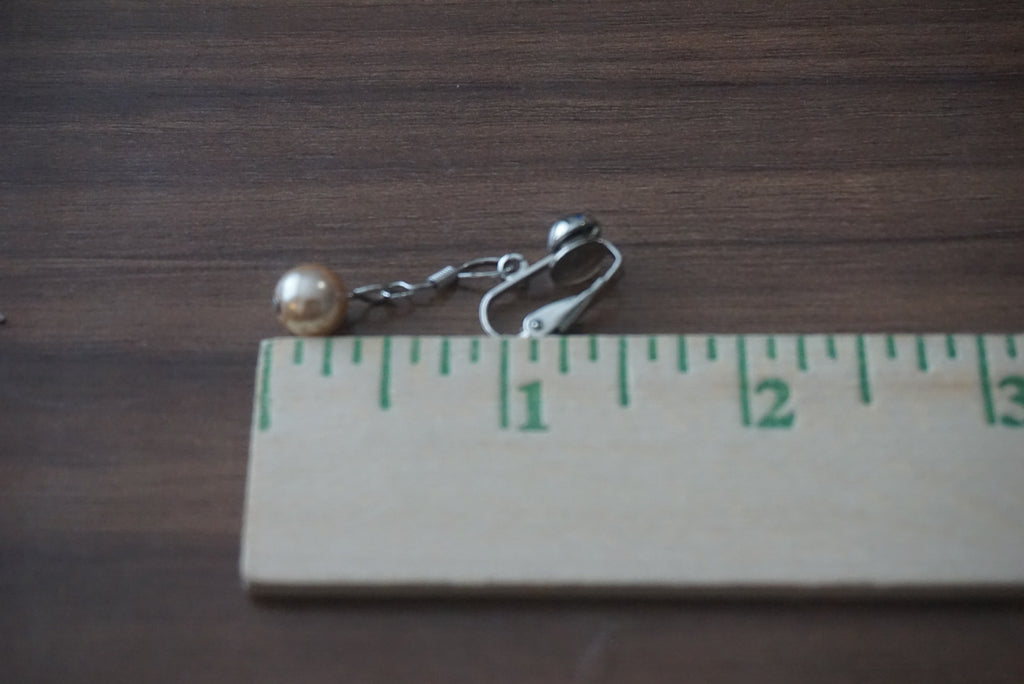 Pearl Drop Clip-On Earring