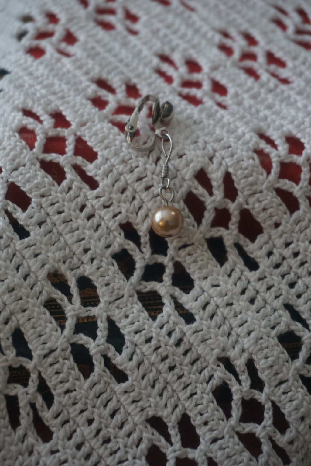 Pearl Drop Clip-On Earring