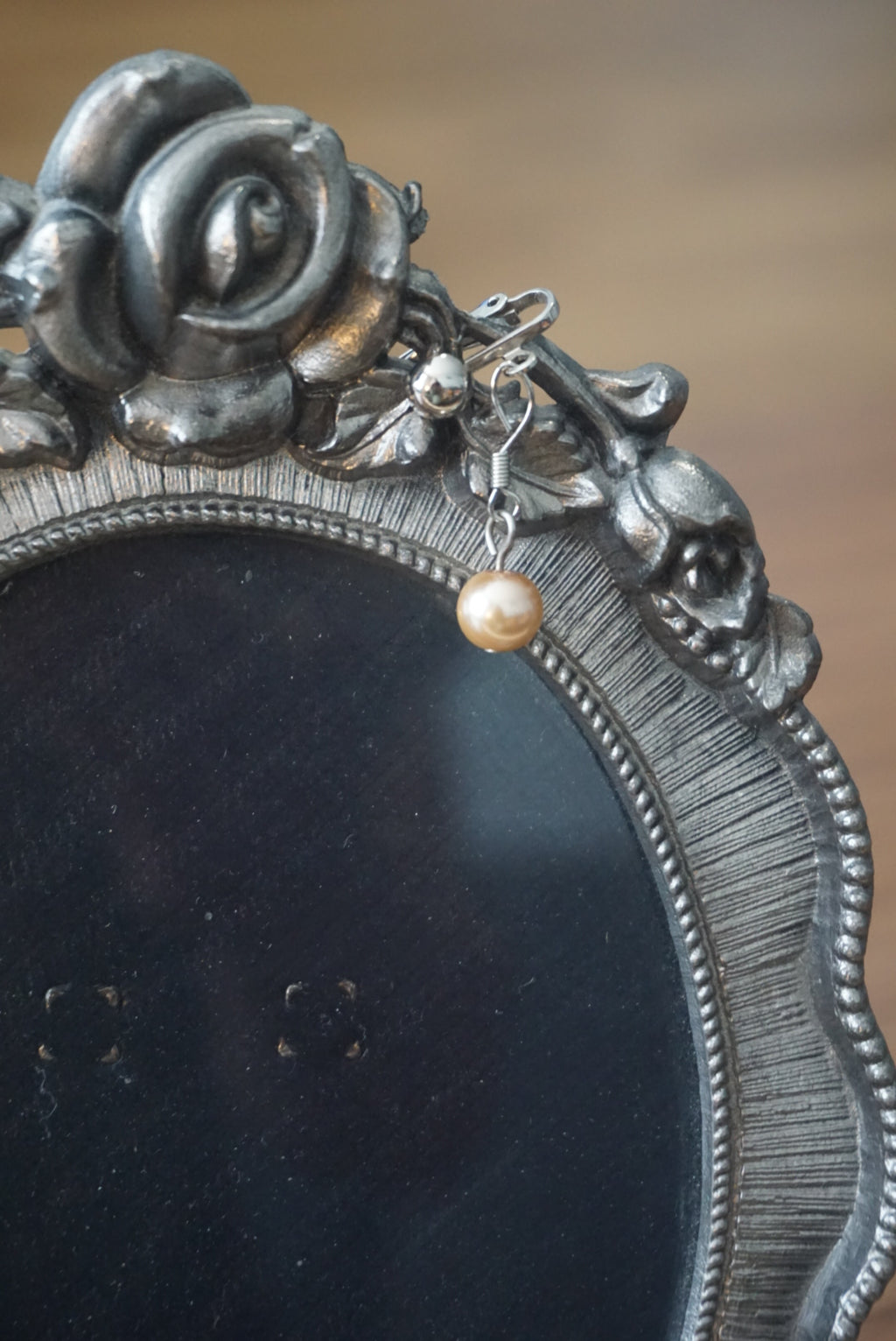 Pearl Drop Clip-On Earring