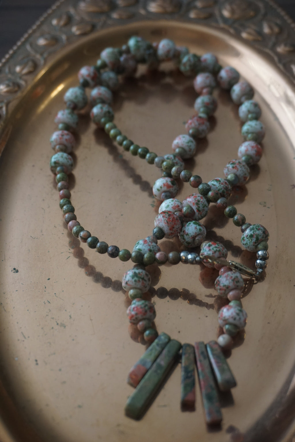 Multi-Colored Beaded Necklace