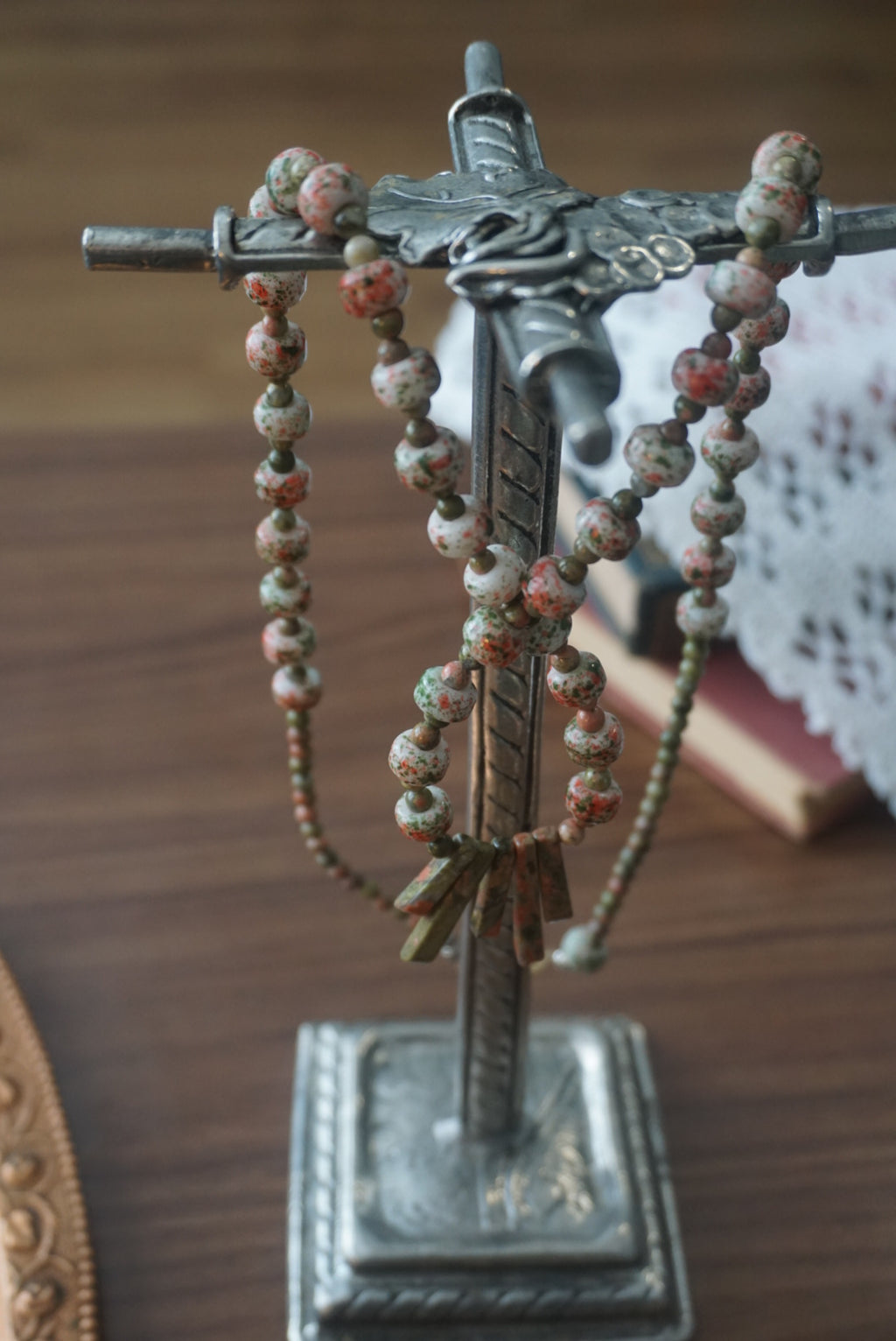 Multi-Colored Beaded Necklace