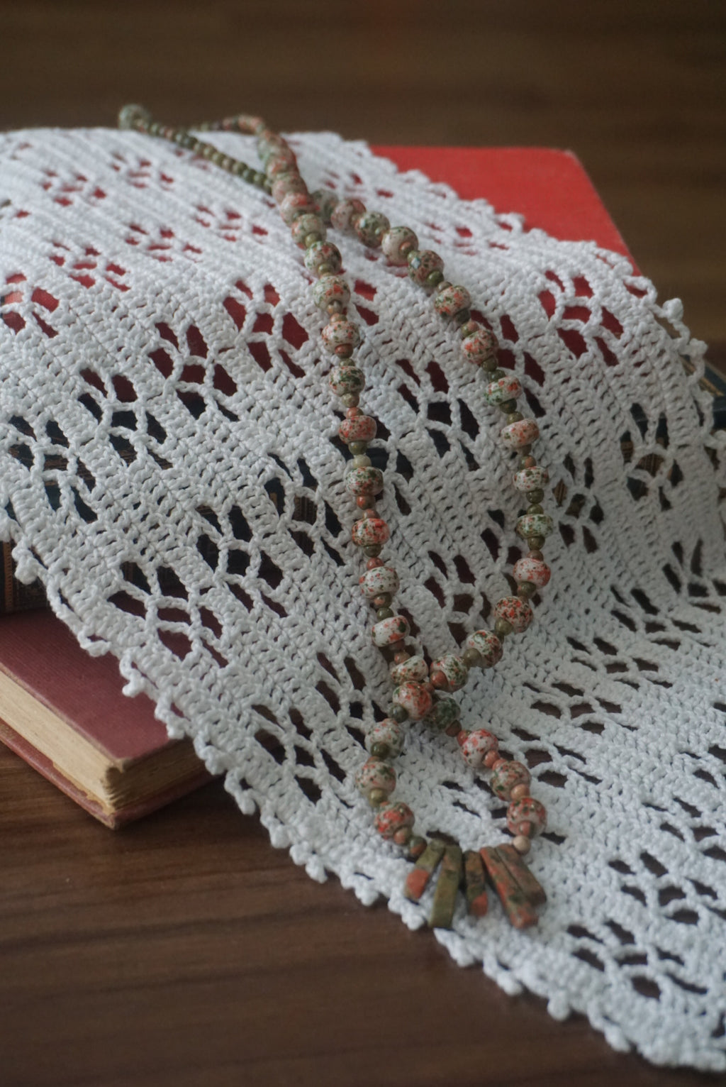 Multi-Colored Beaded Necklace