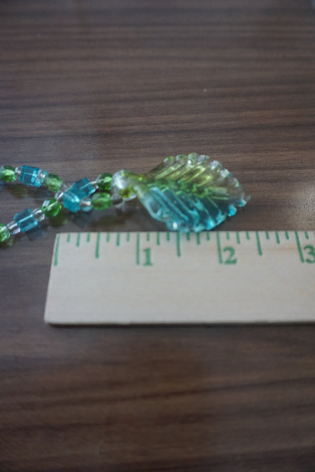 Colorful Leaf Pendant Necklace