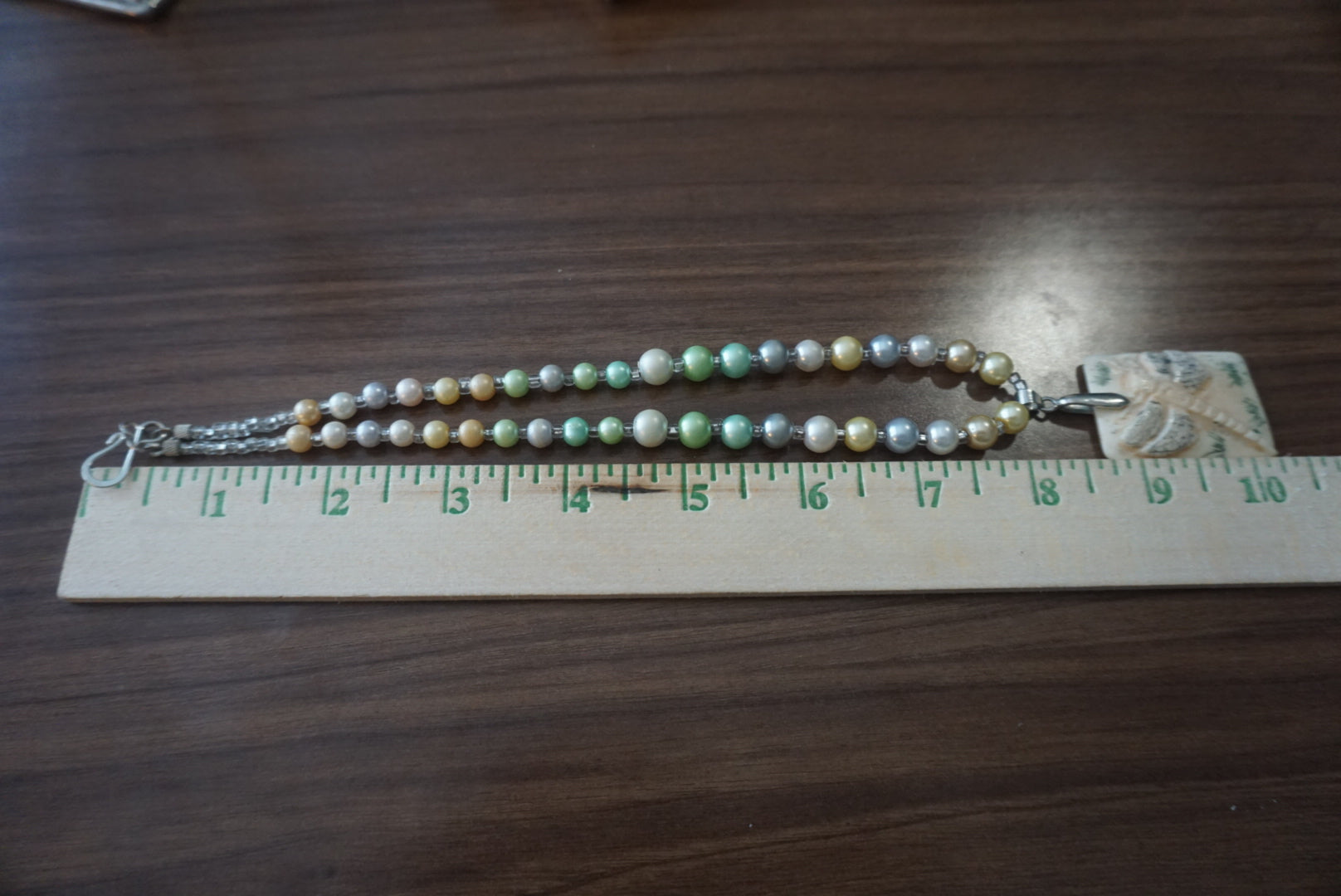 Handcrafted Dragonfly Pendant Beaded Necklace