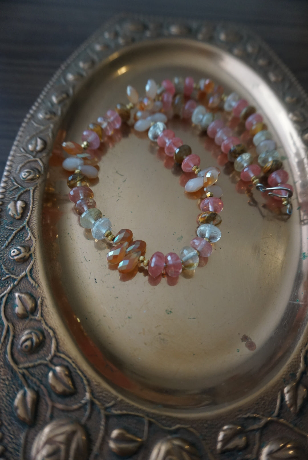 Multi-Colored Beaded Necklace