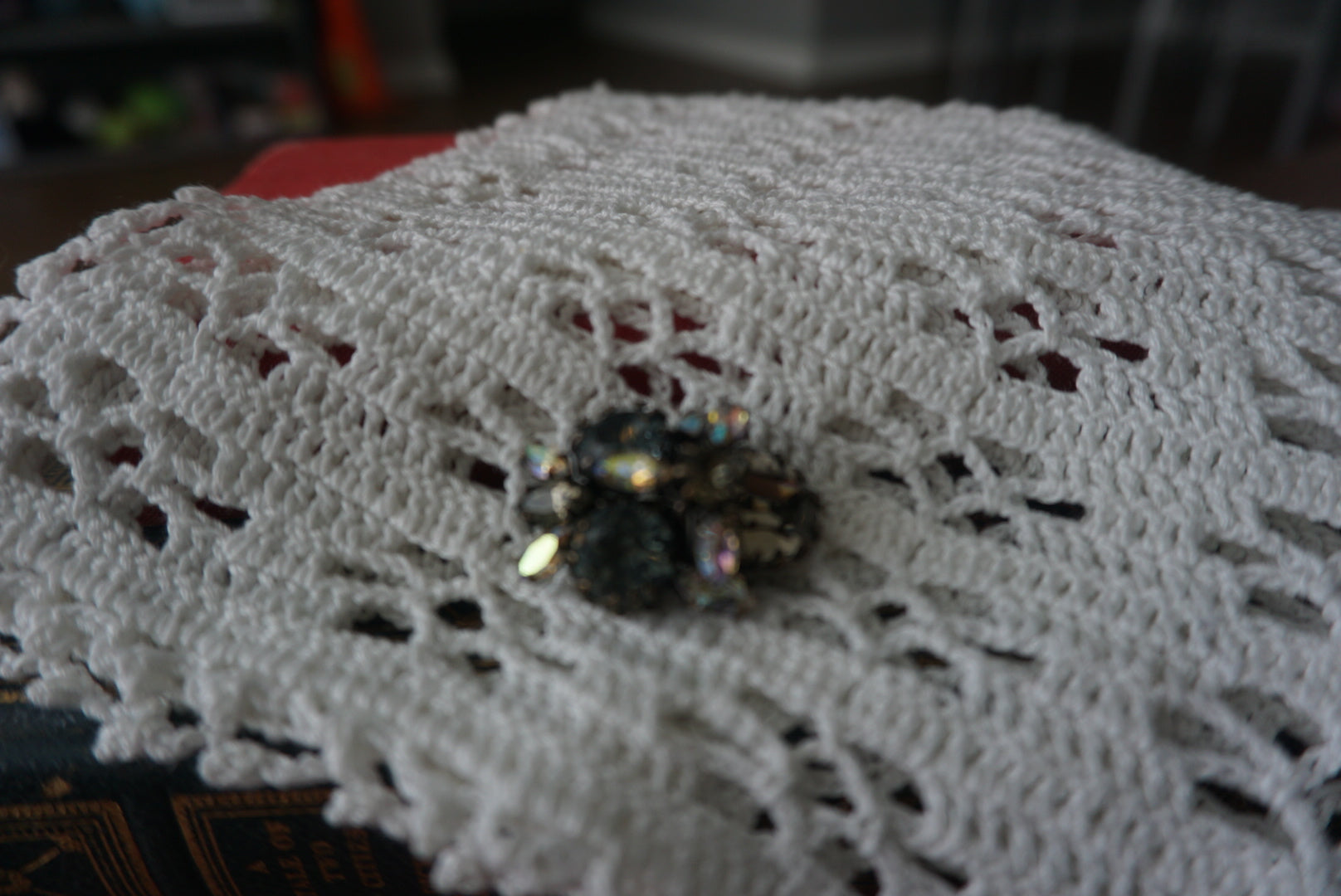 Vintage Floral Clip-On Earrings