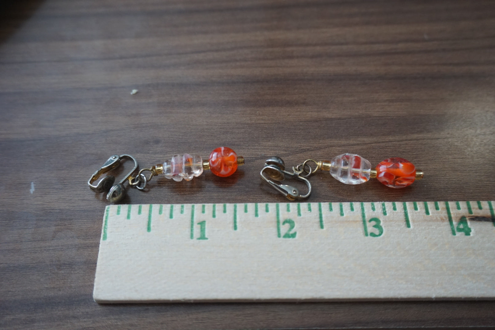 Elegant Glass Bead Earrings