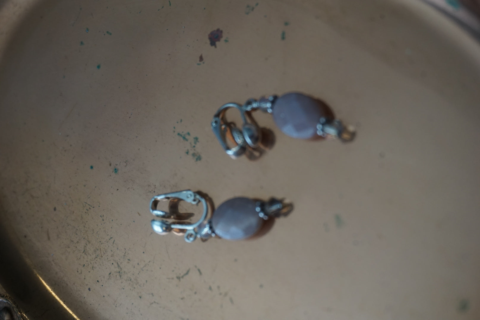 Elegant Goldstone Earrings