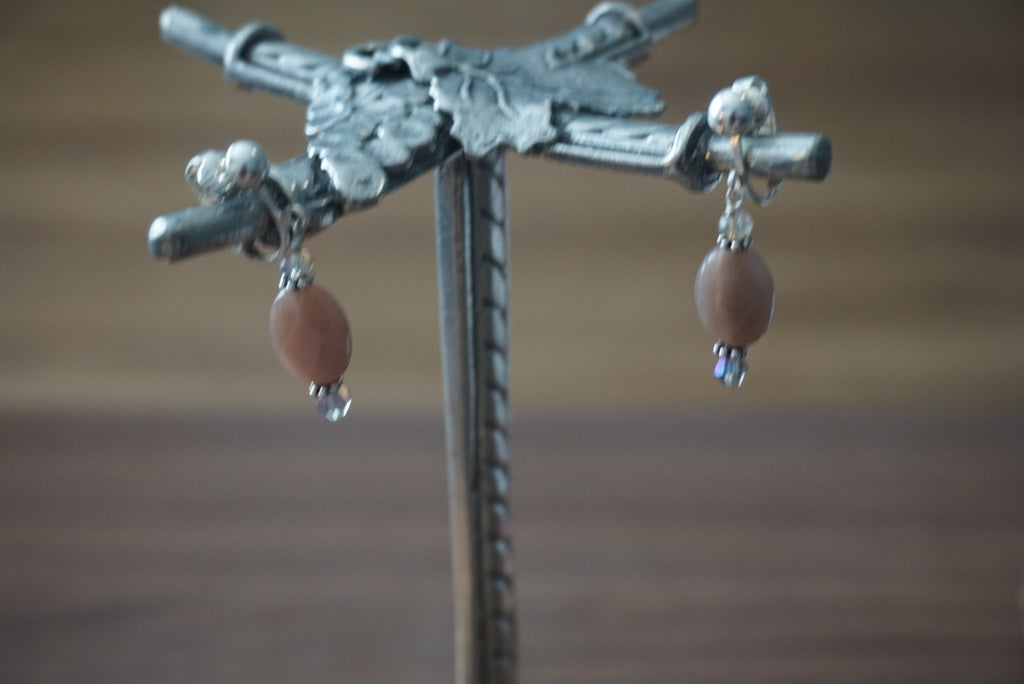 Elegant Goldstone Earrings