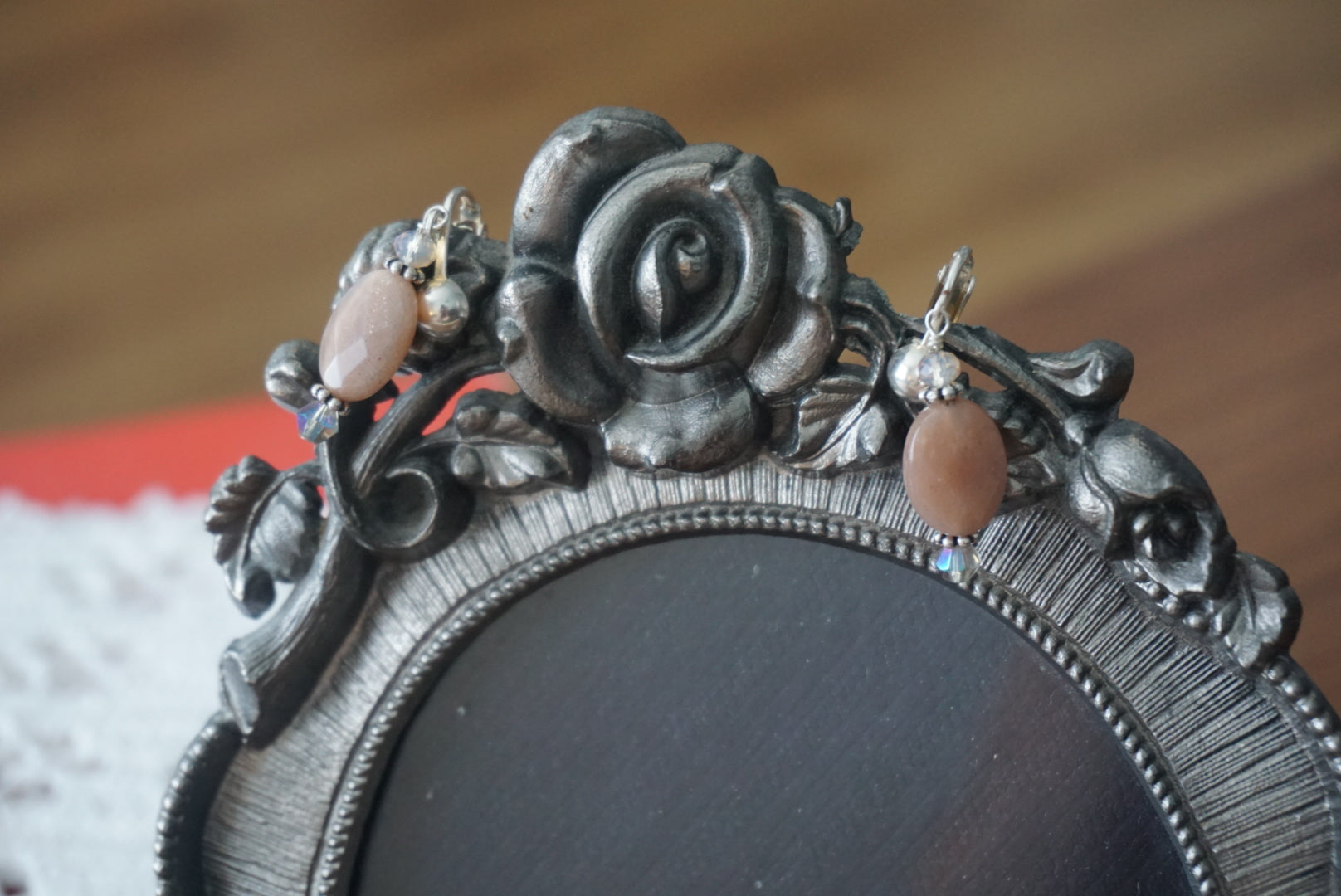 Elegant Goldstone Earrings