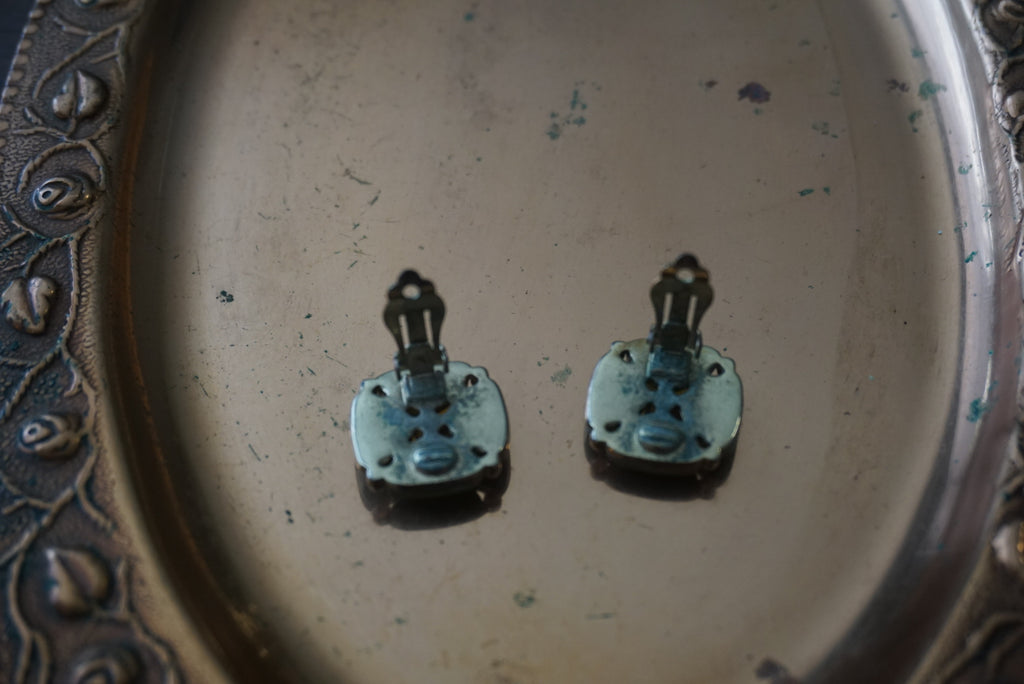 Green Gemstone Earrings