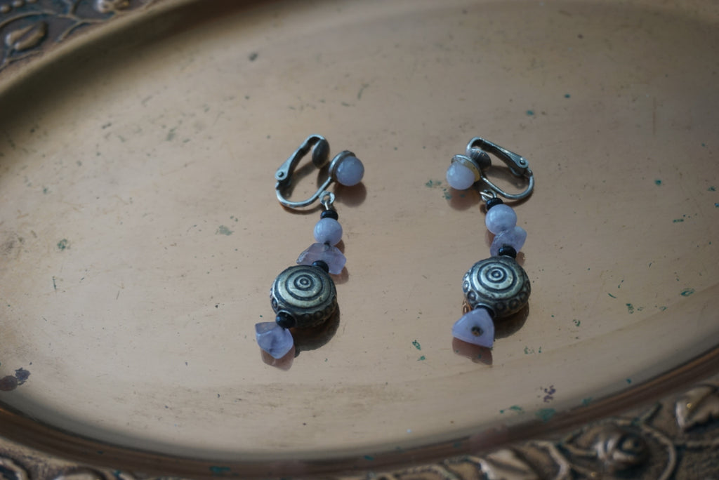 Handmade Beaded Dangle Earrings