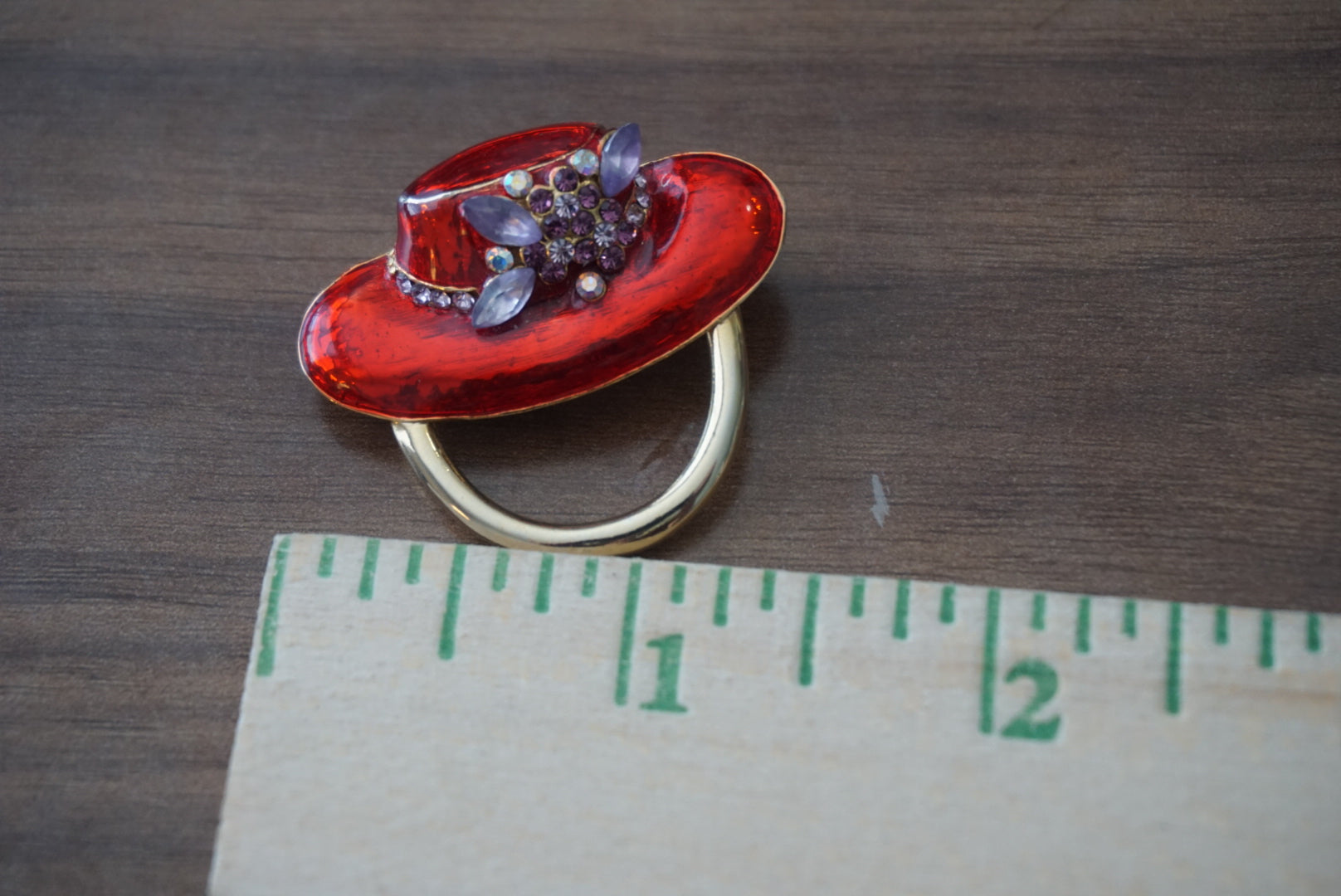 Red Hat Brooch Pin