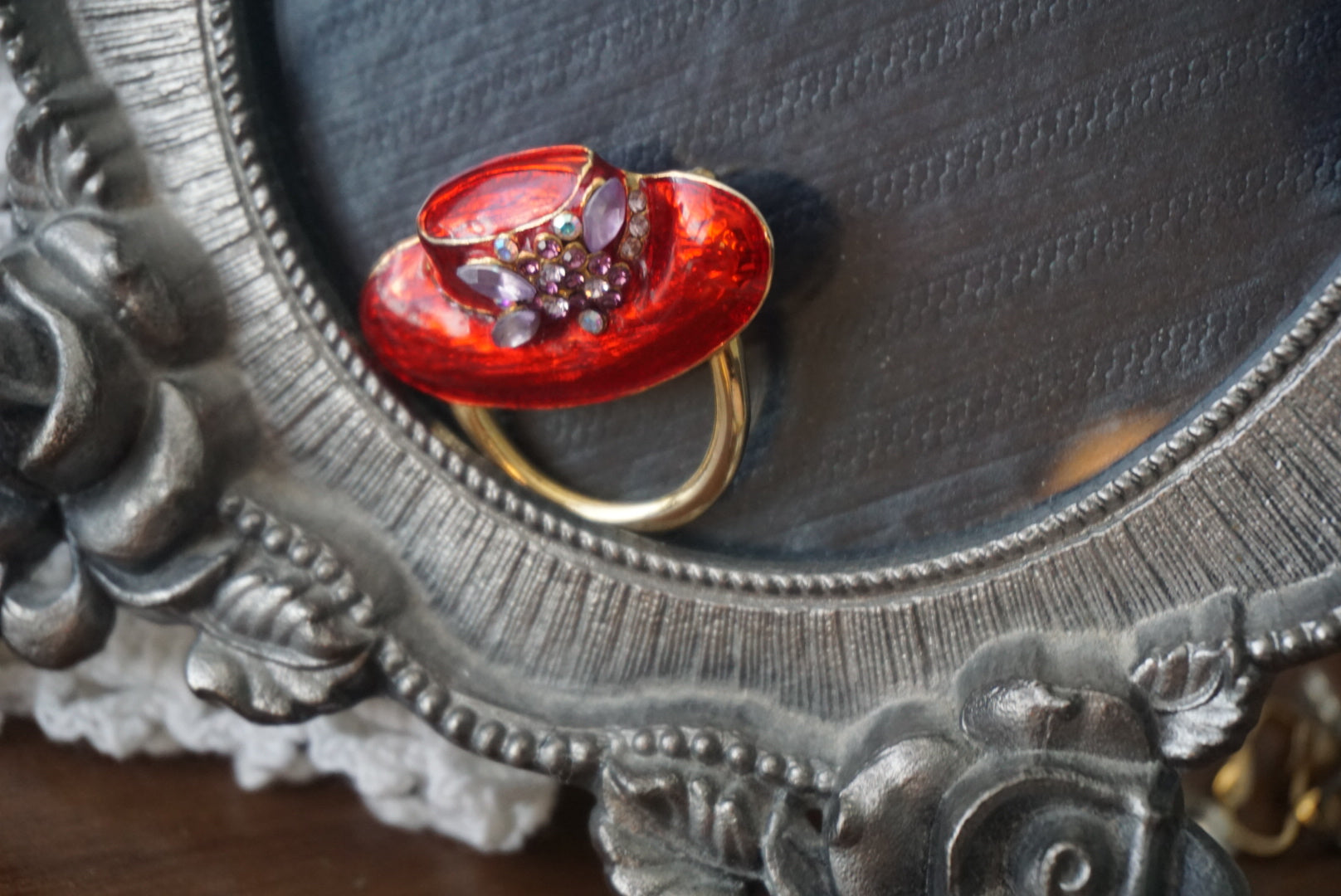 Red Hat Brooch Pin