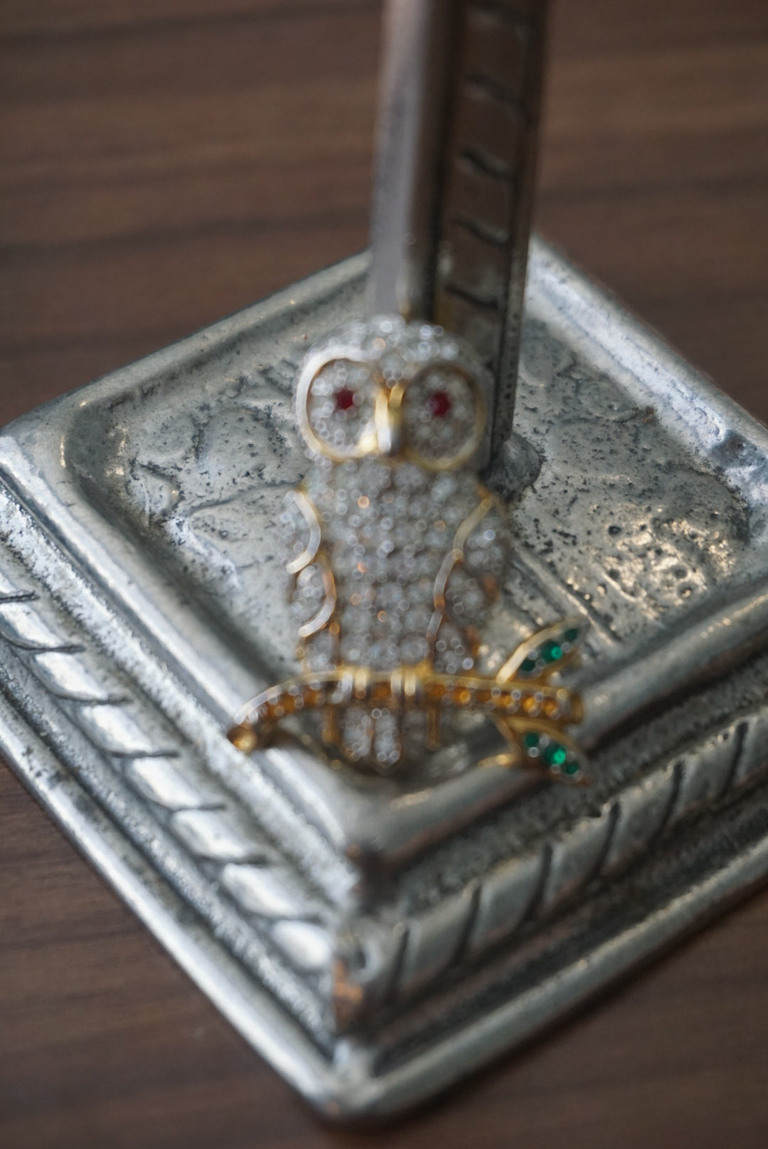 Vintage Owl Brooch Pin