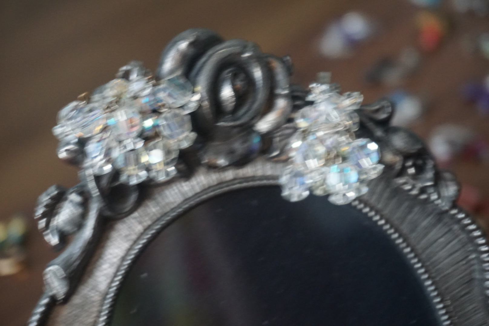 Vintage Crystal Clip-On Earrings