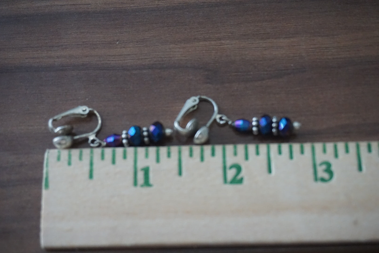 Vintage Beaded Dangle Earrings