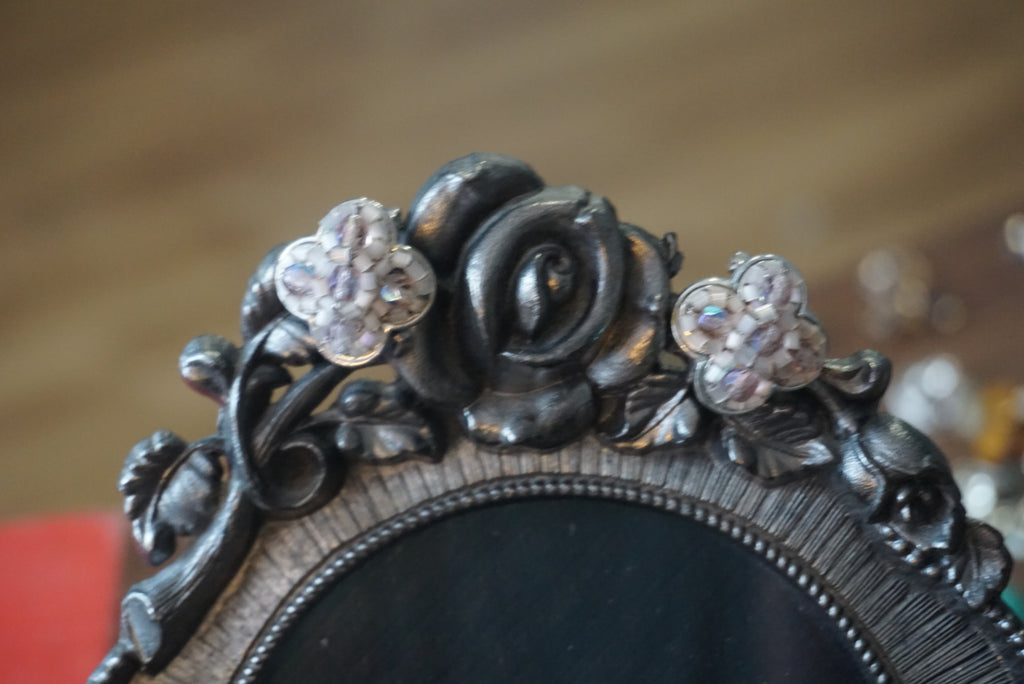 Floral Design Clip-On Earrings
