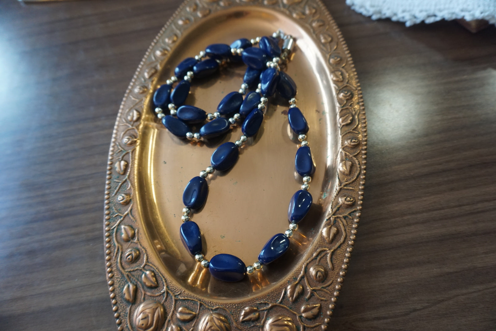 Black Beaded Necklace