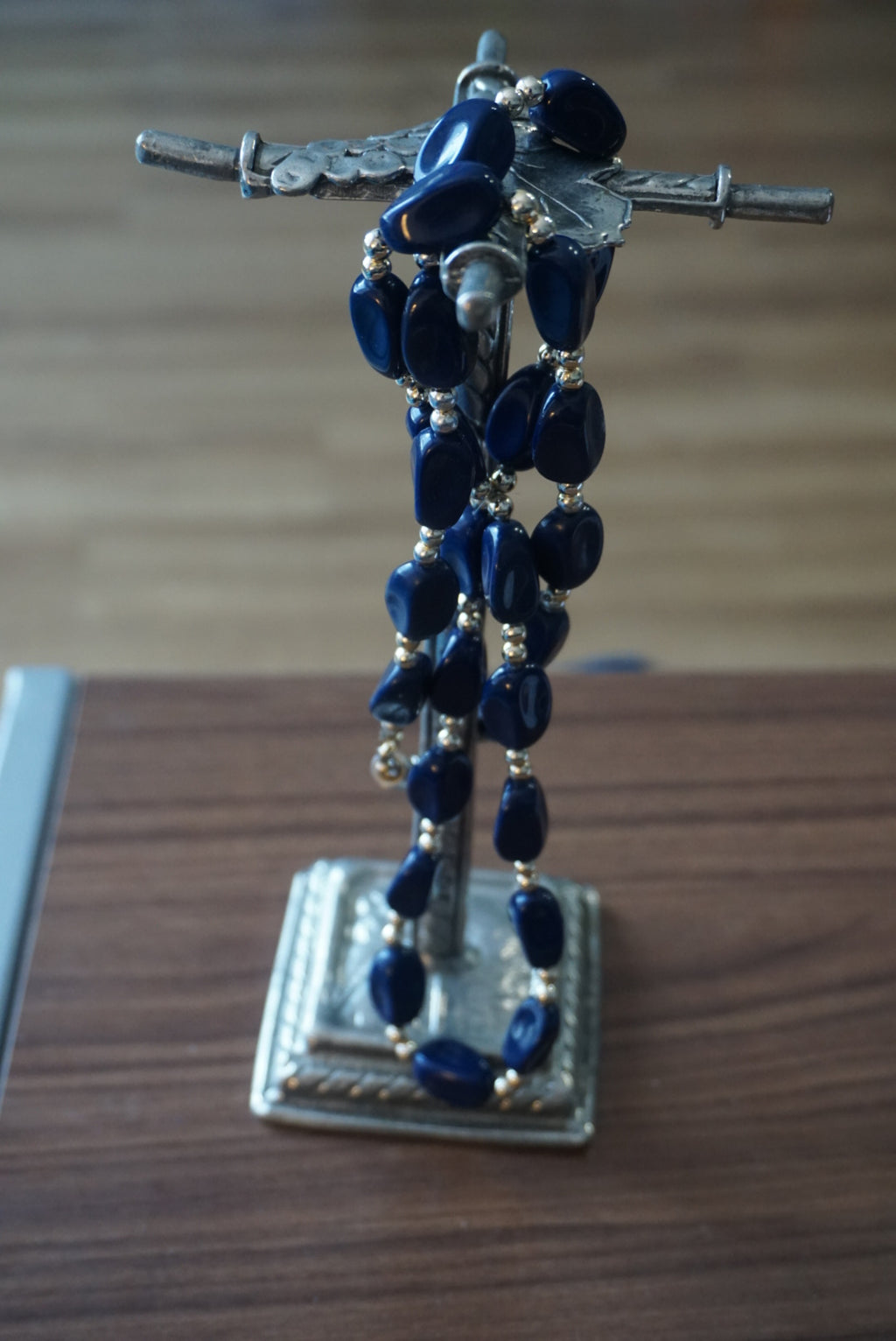 Black Beaded Necklace