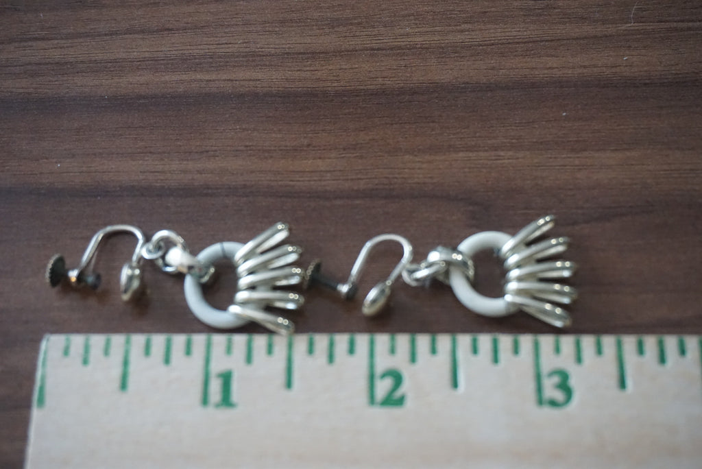 Vintage Metal Drop Earrings