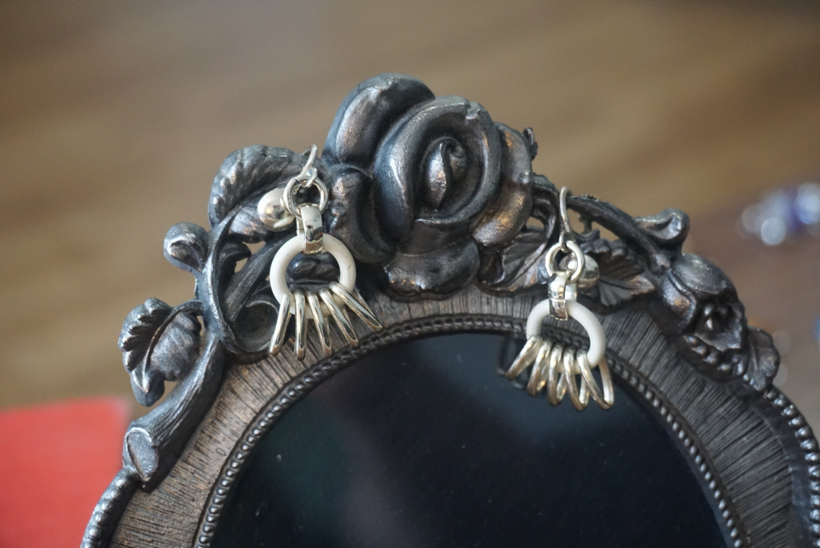 Vintage Metal Drop Earrings