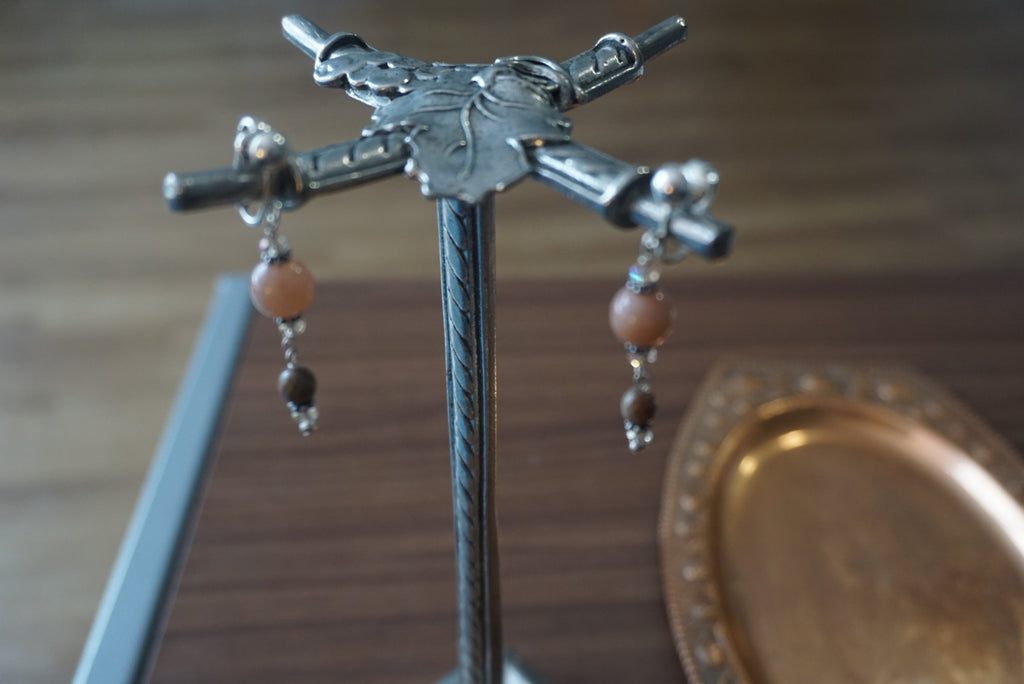 Handcrafted Beaded Drop Earrings