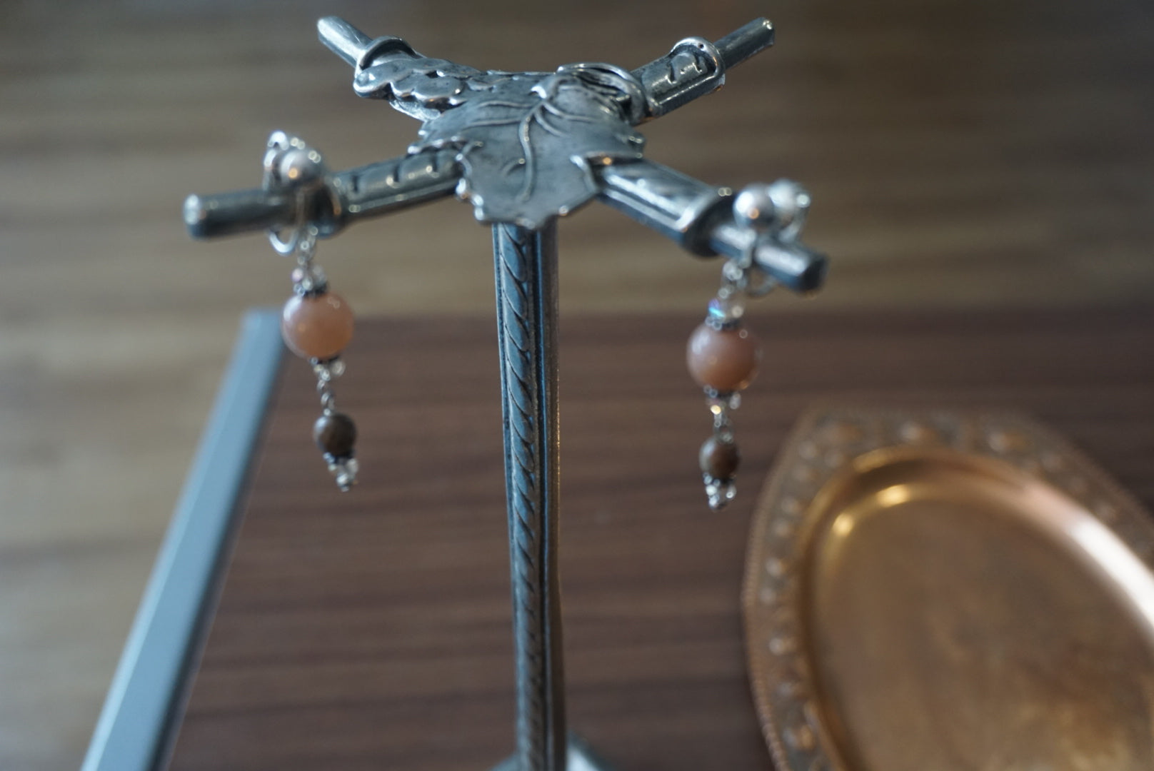 Handcrafted Beaded Drop Earrings