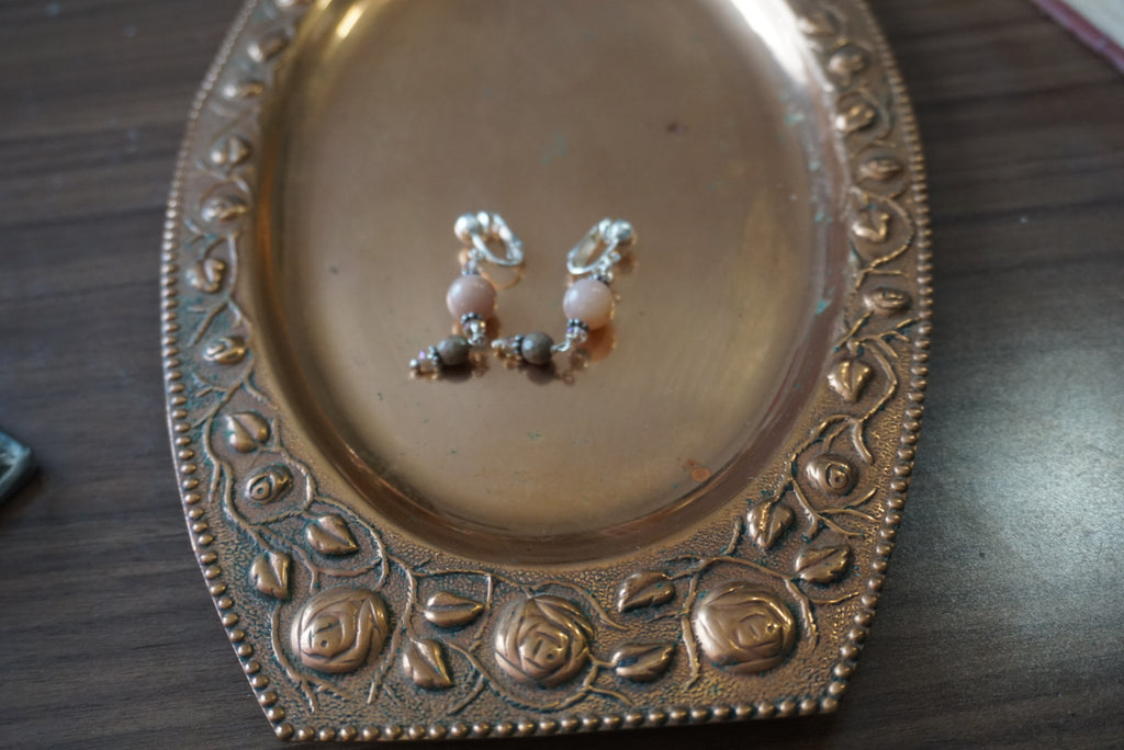 Handcrafted Beaded Drop Earrings