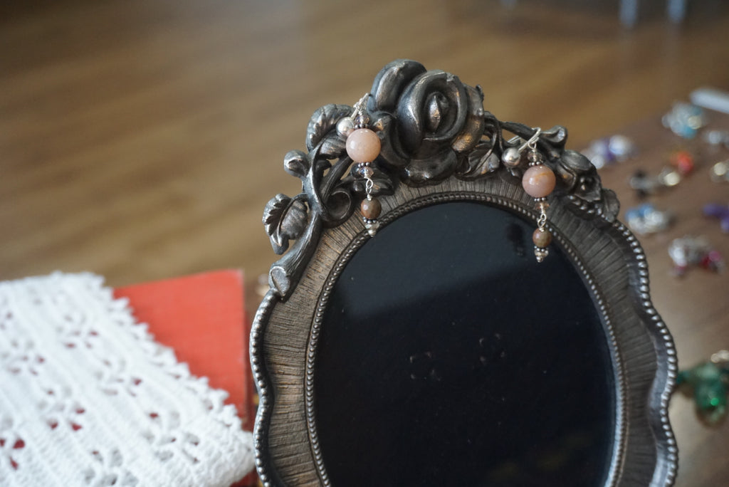 Handcrafted Beaded Drop Earrings