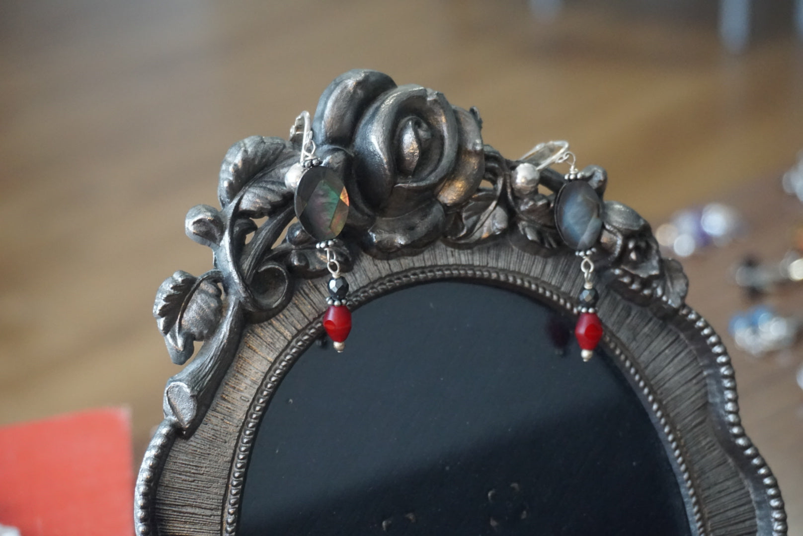 Elegant Beaded Drop Earrings