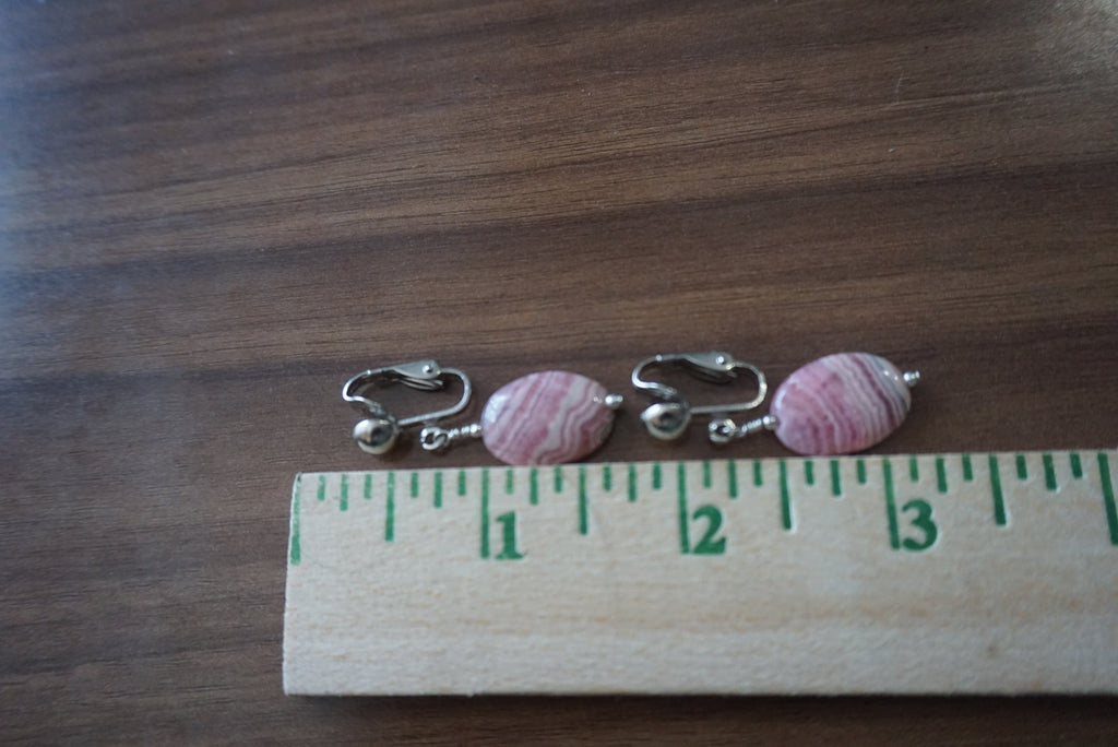 Pink Stone Earrings